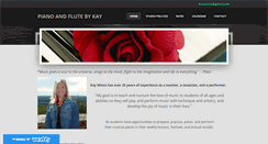 Desktop Screenshot of pianoandflutebykay.net