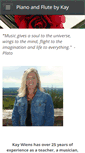 Mobile Screenshot of pianoandflutebykay.net